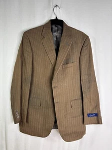Brown Suit Striped By John Cooper Savile Row - London - Picture 1 of 5