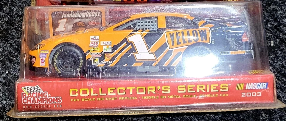 Jamie McMurray #1 Yellow 1:24 Scale Diecast - Racing Champions 2003 - Image 1 of 1