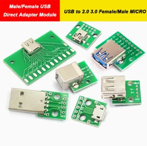 Typec Soldered Module Circuit Board Power Supply-USB to2.0/3.0 Female/Male MICRO - Picture 1 of 21