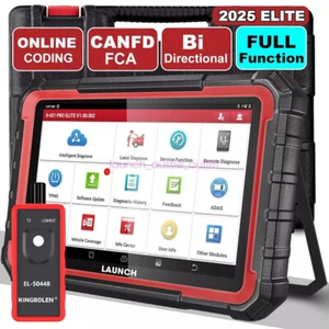 2025 LAUNCH X431 Pro Elite Bidirectional Car Diagnostic Scanner Tool Key Coding - Picture 1 of 17