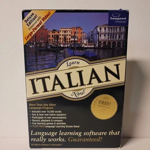 LEARN ITALIAN NOW LANGUAGE COURSE CD ROM MAC WINDOWS - Picture 1 of 7