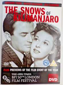 The Snows of Kilimanjaro DVD Times Gregory Peck Susan Hayward BFI 50th 2006 - Imagen 1 de 4
