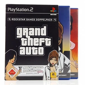 Juego Playstation 2: Grand Theft Auto Rockstar Games paquete doble - PS2 EMBALAJE ORIGINAL PAL - Imagen 1 de 9