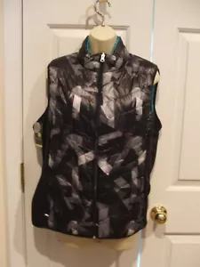 NWT $44 XERSION REVERSIBLE QUILTED PUFFER VEST JACKET TOP PETITE XLARGE PXL - Picture 1 of 6