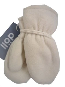 Döll Children Gloves Antique White Size 2.5 | Mittens Off-White 3 to 4 Years - Picture 1 of 2