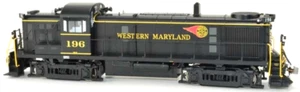 Bowser HO Scale ~ New ~ Western Maryland #196 ~ ALCO RS-3 ~ DC Version ~ 25234 - Picture 1 of 3