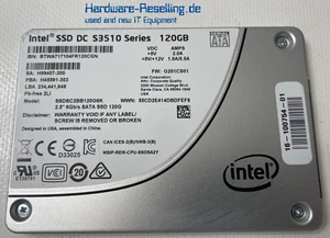 Intel Cisco SSD Dc S3510 Serie 120GB 2,5 " SATA III 6G SSDSC2BB120G6K H99407-300 - Foto 1 di 1