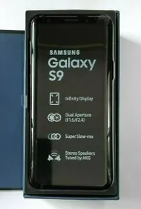 New Samsung Galaxy S9 G960U - 64GB - Black Unlocked Smartphone UK Seller - Picture 1 of 4