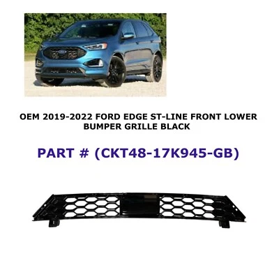 2019 20 21 2022 Ford Edge ST-LINE front lower bumper grille CKT4B-17K945-GB - Image 1 of 4