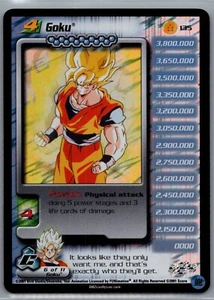 1x DBZ CCG GOKU LV4 HOLO FOIL RARO 135 CELDAS SAGA DRAGON BALL Z LIMITED - Imagen 1 de 2