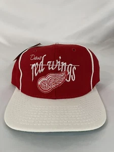 Vintage The Game Detroit Red Wings Hat Snapback Rare NHL Official Hockey Genuine - Picture 1 of 5