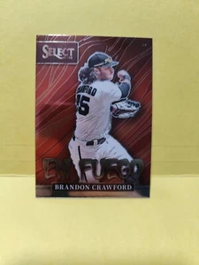 2022 Panini Select Baseball En Fuego # EF23 Brandon Crawford - Picture 1 of 2