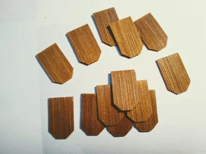HEX Cedar Doll & Bird House Shingles Standard Scale (1/12) Approx. 300 pcs/pack - Imagen 1 de 1