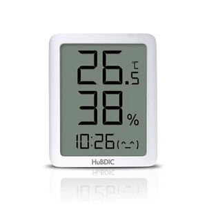 Hubdic Digitaluhr Temperatur Luftfeuchtigkeit Präzisionsmessgerät HT-7 Pro Swiss Sensor - Bild 1 von 5