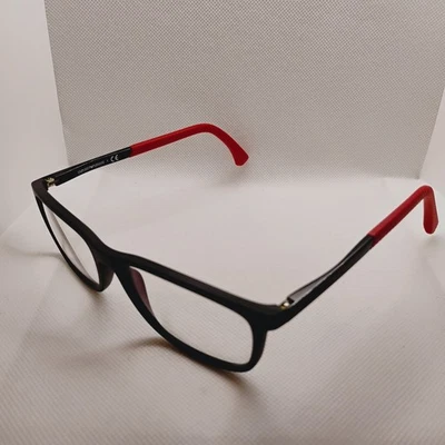 Anteojos Emporio Armani EA 3069 5649 Negro Rojo Goma RX 55 17-140 Foto 1 de 4