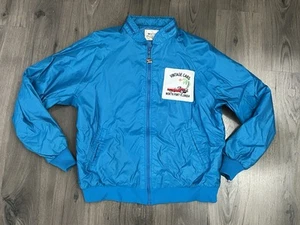 Vintage West Wind Windbreaker XL Vintage Cars Patch Full Zip Hood - Picture 1 of 8