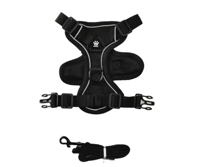 Arnês leve para cães Wilderdog com alças reflexivas - Médio - Imagem 1 de 4