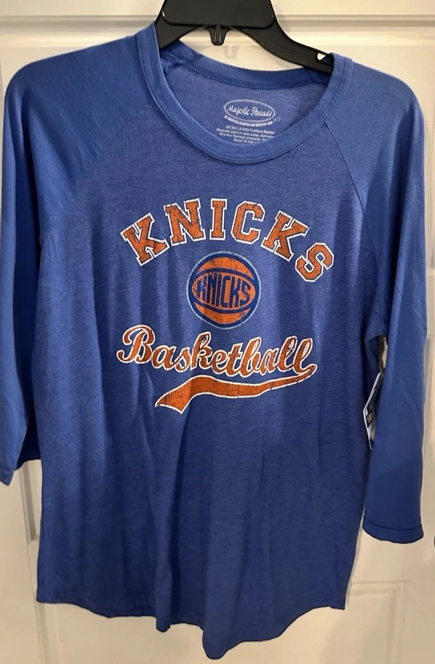 Knicks #6 Porzingis женщины 1/4 рукава футболка размер большой новый с Ярлыками - Изображение 1 из 4