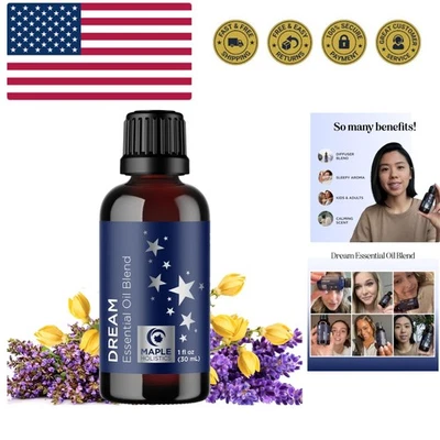 Sleep Essential Oil Blend for Diffuser - Dream Essential Oils for Diffusers A... - Image 1 of 4