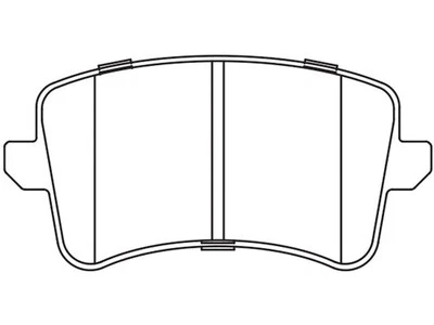 Rear Brake Pad Set For 08-17 Audi A4 allroad Quattro A5 A6 Q5 S4 S5 SQ5 WY81P4 Foto 1 de 2