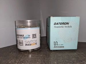 Gateron Magnetic Jade Max Keyboard Switches,Fully Transparent Gold-Plated Spring - Picture 1 of 10