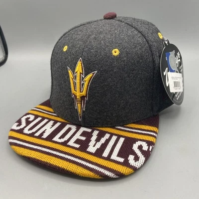 Arizona State ASU Sun Devils NCAA Zephyr The Z Snapback Hat Adjustable Sparky - Image 1 of 4
