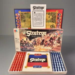 Vintage Stratego 1986 All Original Game Pieces Board COMPLETE RARE - Picture 1 of 19