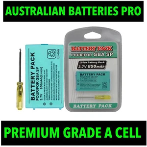850mAh Li-ion Battery for Nintendo Game Boy Advance SP Systems + Screwdriver - Picture 1 of 1