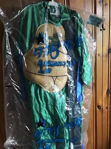 Vtg 1989 TMNT Collegeville Kids Halloween Cosplay Role Play Costume Shell - Picture 1 of 6