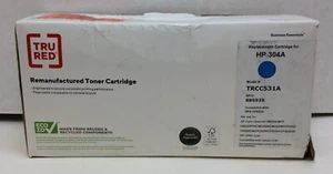 True Red Remanufactured Toner Cartridge Replaces HP 304A Free Shipping - Picture 1 of 8