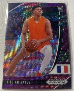 KILLIAN HAYES Purple Wave Prizm 2020-21 Prizm Draft Picks RC #52 Pistons - Picture 1 of 2
