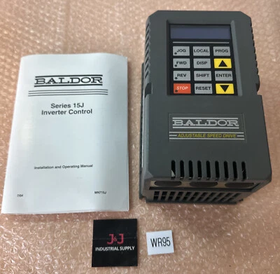 New No Box Baldor Adjustable Speed Drive ID15J202-ER 230VAC 3ph 50/60Hz 2HP 🇺🇸 - Image 1 of 4