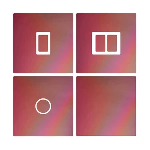 Spectrum Chrome Rose Gold Vinyl UK Light Switch Stickers for Living Room Bedroom - Picture 1 of 9