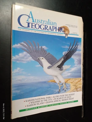 Australian Geographic Magazine Jan-Mar 1995 Number Thirty-Seven 37 + Poster VGC - Image 1 of 4