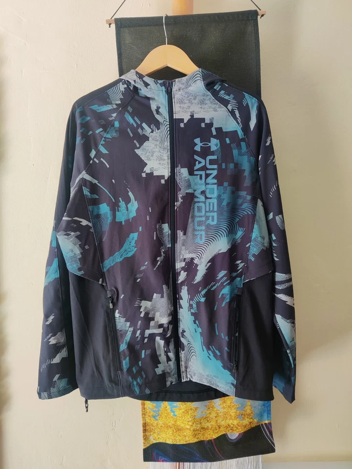 Under Armour OutRun The Storm II Mens Running Jacket - Blue -M - Image 1 of 4