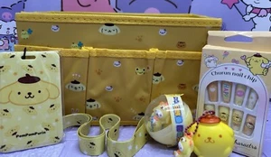 POMPOMPURIN Desk Tidy Storage Bundle Lanyard Nails Squishy Gift Set Sanrio - Picture 1 of 6
