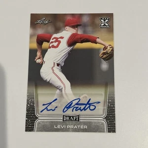 2020 Leaf Draft Baseball Levi Prater Rookie Auto Cardinals - Picture 1 of 2