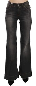 Dolce & Gabbana Svelte Mid Waist Flared Black Denim - Picture 1 of 4