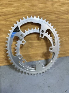 Vintage Set Of Sugino Cycloid Chainrings - Road Double 52/42 Tooth -Super Clean - Picture 1 of 7