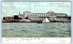 Princess Hotel BERMUDA UDB 1907 Postcard - Picture 1 of 2