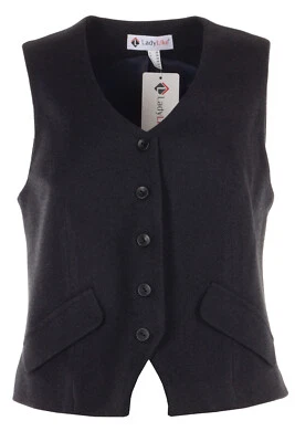 Women's gray check-marked vest Size 2, 4, 6, 8, 10 US Fashionable NEW - image 1 of 4