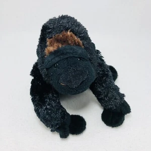 Rare Webkinz Ganz Plush Silverback Gorilla 7” HM335 Animal Realistic Monkey Ape - Picture 1 of 11