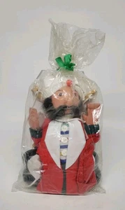 Vintage Fairyland Handmade Wooden Marionette ~18" Man In Suit With A Turban.  - Picture 1 of 6