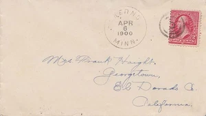 Minnesota Kerns 1900 objetivo 1898-1902 Bit reducido a la derecha. - Imagen 1 de 1