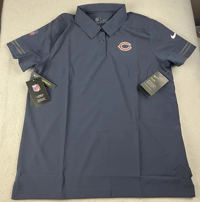 NIKE Women’s Chicago Bears On Field Polo Shirt Size Large NWT - Image 1 of 4