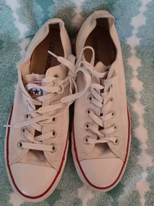 White Converse Chuck Taylor Tennis Shoes/sneakers Sz M7 W9.. Unisex - Picture 1 of 5