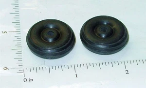 Pair Tonka Rubber Flip Up Semi Trailer Stand Tire Toy Parts TKP-045 - Picture 1 of 1