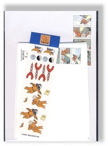 HERGE Tintin papier a lettres Lune - Imagen 1 de 1