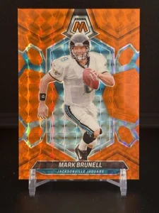 2024 Panini Mosaic Football Orange Mosaic /199 #247 Mark Brunell - Picture 1 of 2