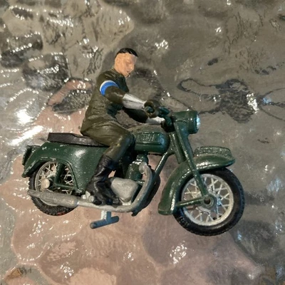 Britains Ltd Detalle Vintage Motocicleta Juguete con Figura de Jinete Eje Roto Foto 1 de 4